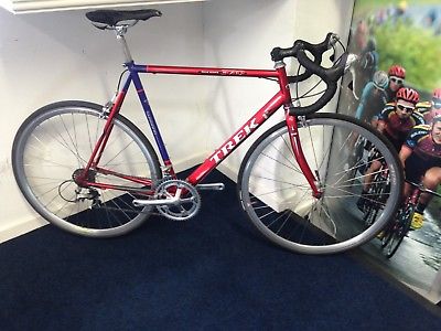 Trek 370 Road Racing Bike Retro Classic Steel Frame Shimano Rsx Sora Sti â Second Hand Road Bikes