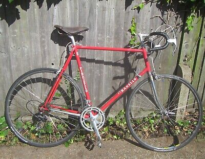 Vélo Course Vintage Pinarello Treviso – Cadre Acier 53 Cm, Shimano 600, Jaune